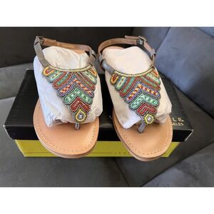 Very Volatile Women's Zahara‎ Open Toe Thong Sadal Boho Summer Sandal W Strap 7